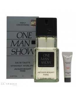 Bogart One Man Show EDT 100 ml + Афтършейв балсам 3ml за мъже Bogart One Man Show EDT 100 ml + Афтършейв балсам 3ml за мъже