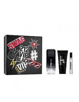Carolina Herrera 212 VIP Black EDP 100 ml + SG 100 ml + 10 ml за мъже 