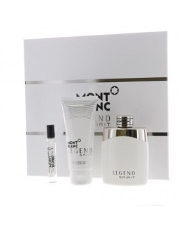 Mont Blanc Legend Spirit EDT 100 ml + EDT 7.5 ml + SG 100 ml за мъже
