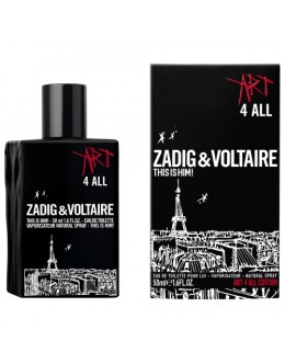 ZADIG & VOLTAIRE THIS IS HIM! Limited Edition ART 4 ALL EDT 50 ml за мъже 