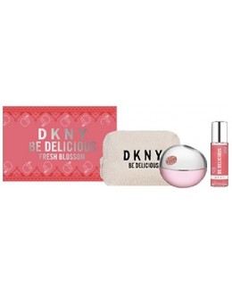 Donna Karan Fresh Blossom EDP  100 ml + Body Mist 125 ml + Pouch за жени 