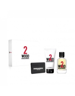 Dsquared2 Two Wood EDT 100 ml + SG 100 ml + pouch /2021/ за жени