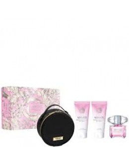 Versace Bright Crystal EDT 90 ml + BL 100 ml + SG 100 ml + несесер  за жени