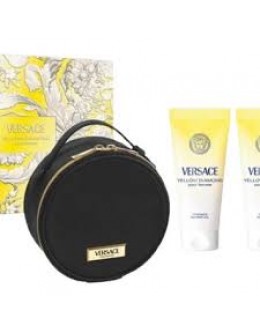 Versace Yellow Diamond EDT 90 ml + BL 100 ml + SG 100 ml + несесер за жени 