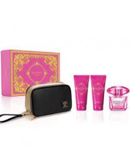 Versace Bright Crystal Absolu EDP 90 ml + BL 100 ml + SG 100 ml + несесер за жени