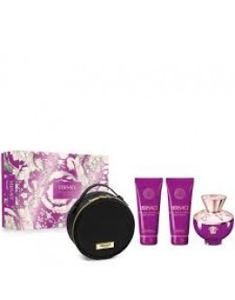 Versace Pour Femme Dylan Purple EDP 100 ml + BL 100 ml + SG 100 ml + Round Case за жени Versace Pour Femme Dylan Purple EDP 100 ml + BL 100 ml + SG 100 ml + Round Case за жени