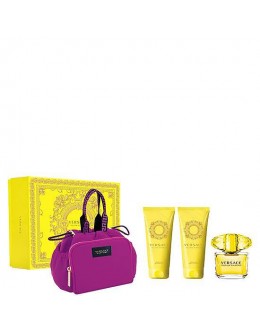 Versace Yellow Diamond EDT 90 ml + BL 100 ml + SG 100 ml + несесер за жени 